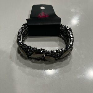 Paparazzi Black and Silver Bracelet